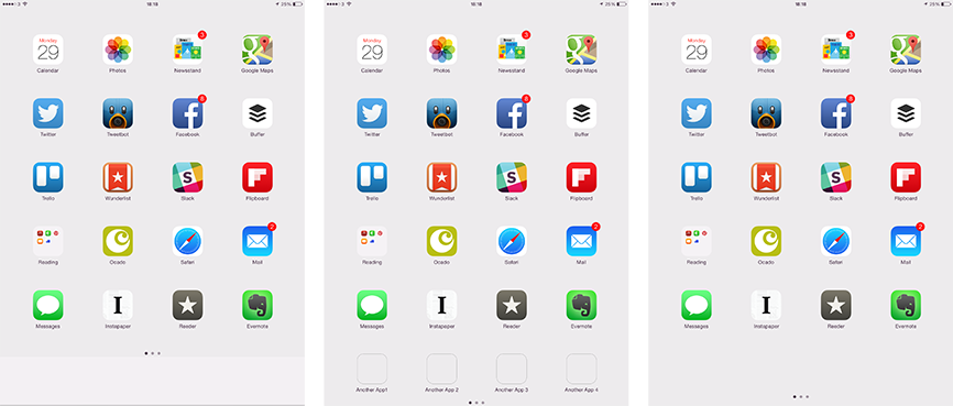 Get rid of the dock on iOS