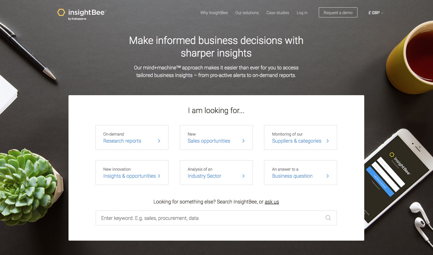 InsightBee Homepage