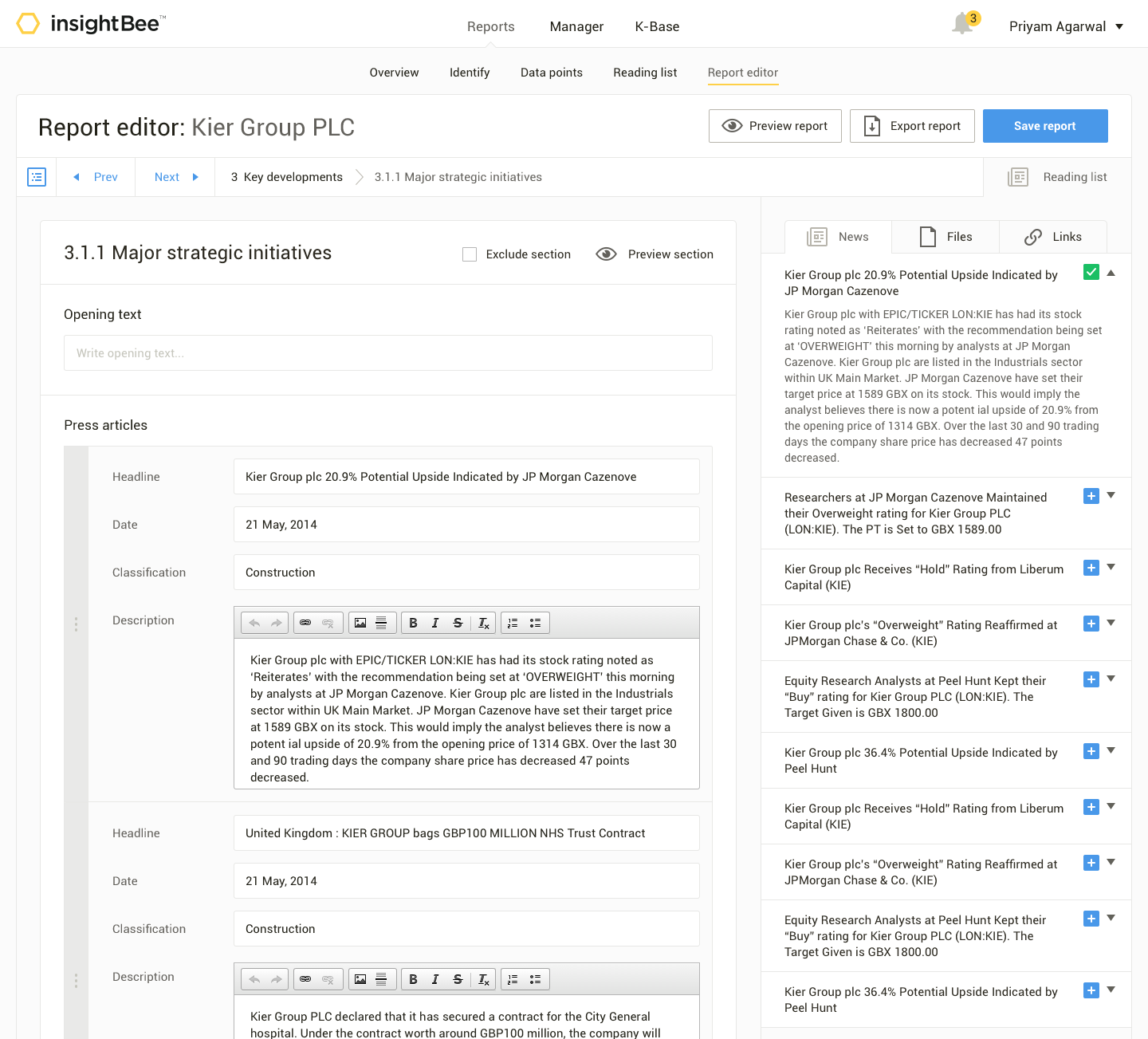 InsightBee Tool 1