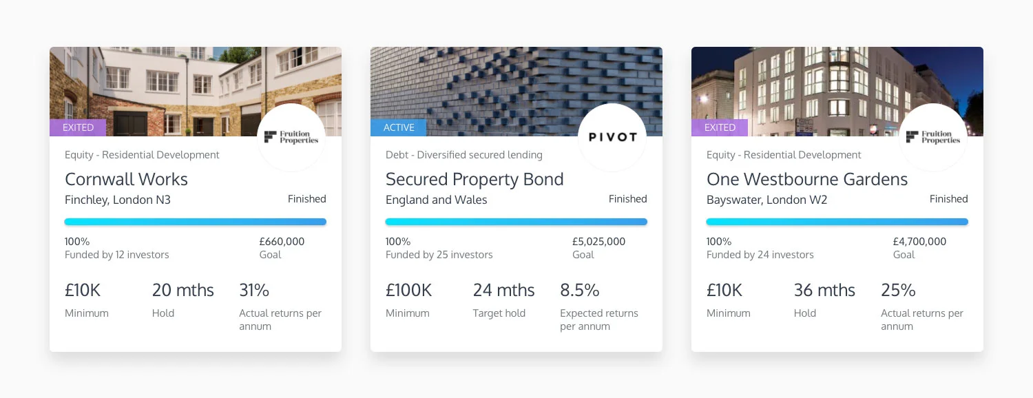 Prop deal cards